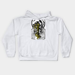 Mystery man face Kids Hoodie